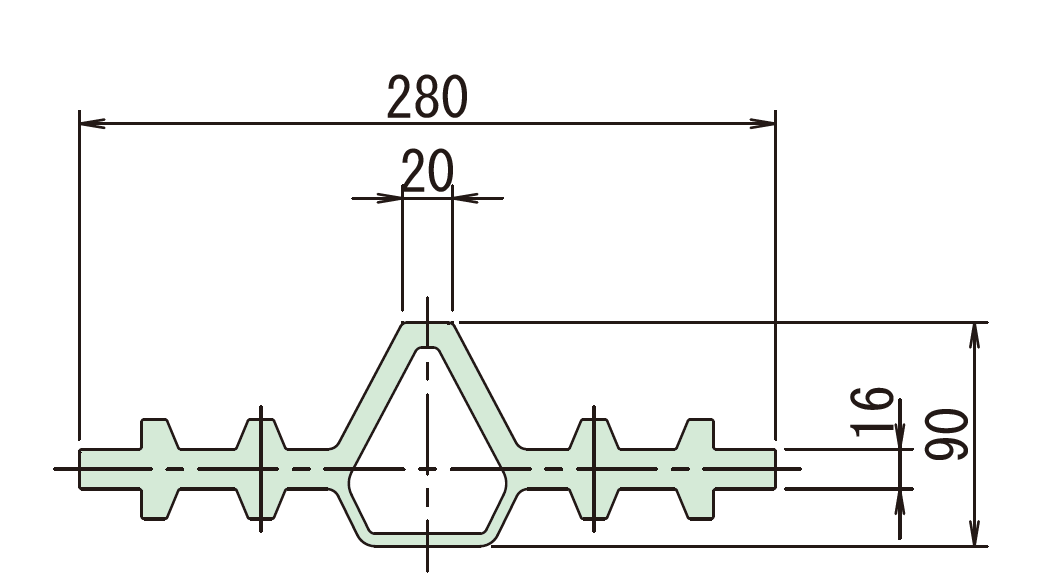 ブラックシール280B 図面