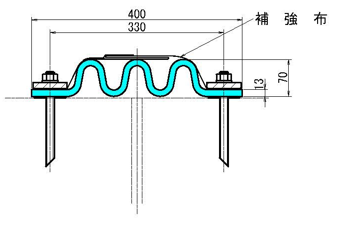 ビーシージョイントRE200E型 図面