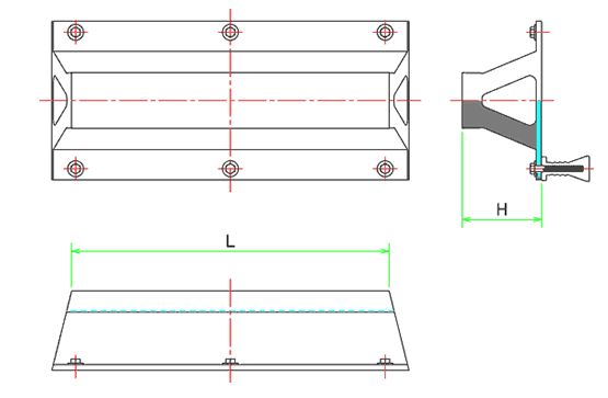 NRV型防舷材　図面